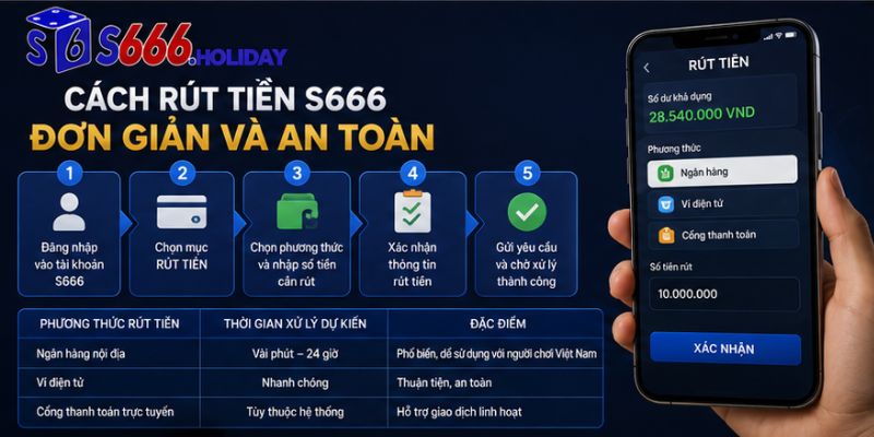 S666 Có Rút Tiền Được Không? Kiểm Tra Quy Trình Thanh Toán Tại S666 - playzen88