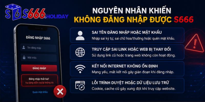 Không Đăng Nhập Được S666 – Nguyên Nhân Và Cách Khắc Phục Hiệu Quả 2026 - playzen88